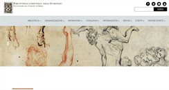 Desktop Screenshot of bibliotecasiena.it